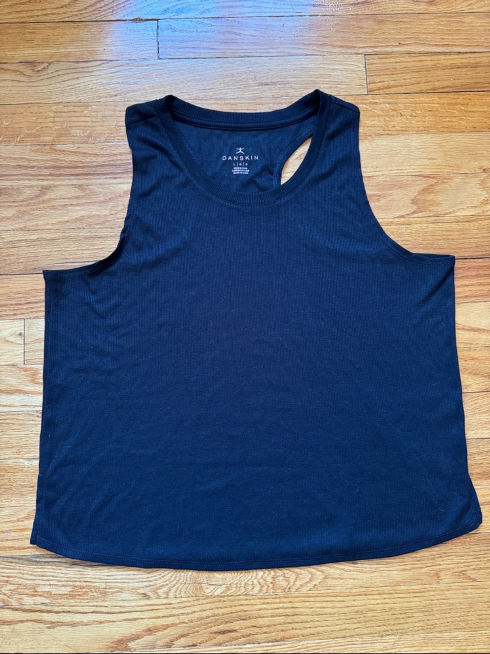Danskin Racerback Tank Black Large